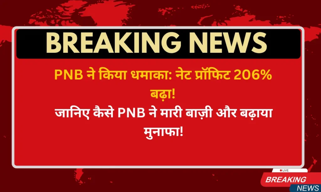 PNB Q1 Results: Net Profit Increase by 206%