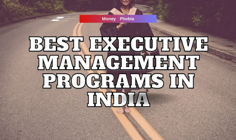 best executive management programs in india