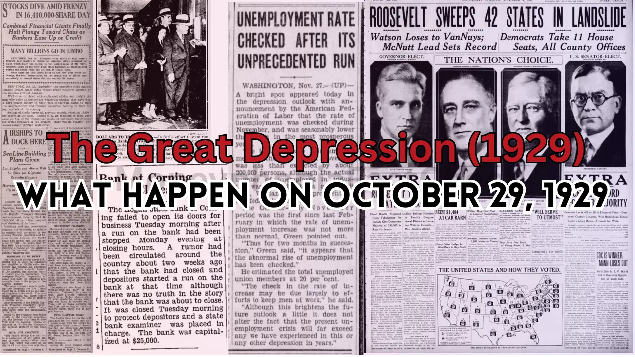 The Great Depression (1929) | A Look Back at the Worst Economic Crisis