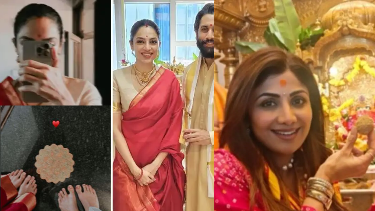 Celebrating Pongal and Sankranti Shilpa Shetty, Sobhita Dhulipala, and Naga Chaitanya Share Festive Cheer