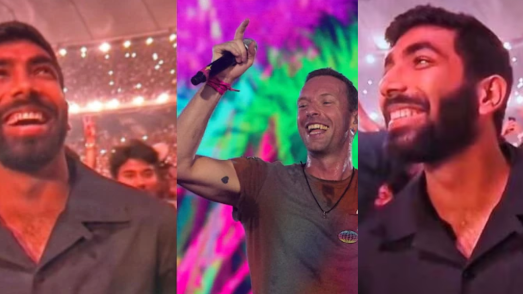 Jasprit Bumrah Enjoys Coldplay Concert in Ahmedabad, Gets Heartfelt Tribute from the Band