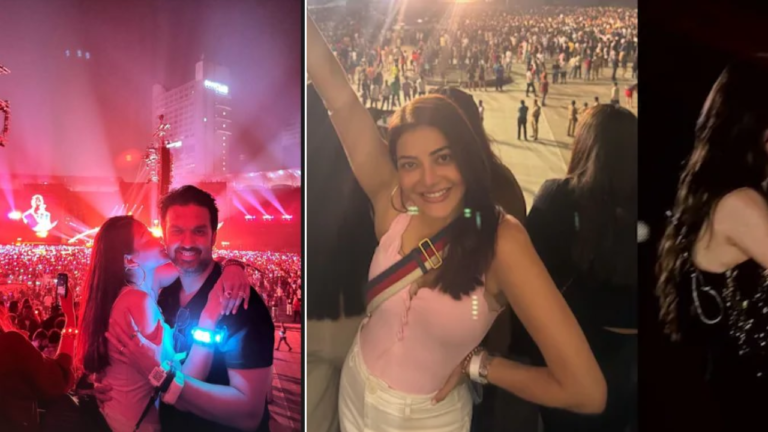 Kajal Aggarwal and Gautam Kitchlu Have a Blast at Coldplay Concert in Mumbai