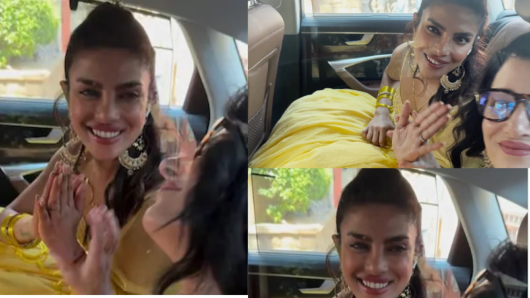 Priyanka Chopra Dazzles in Yellow for Brother Siddharth Chopra's Pre Wedding Festivities