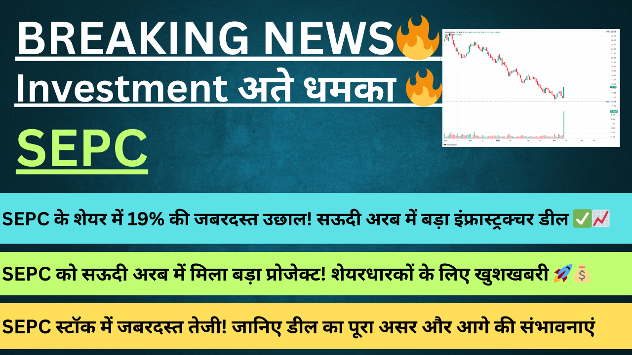 SEPC Surges Over 19% After Securing Infrastructure Deal in Saudi Arabia