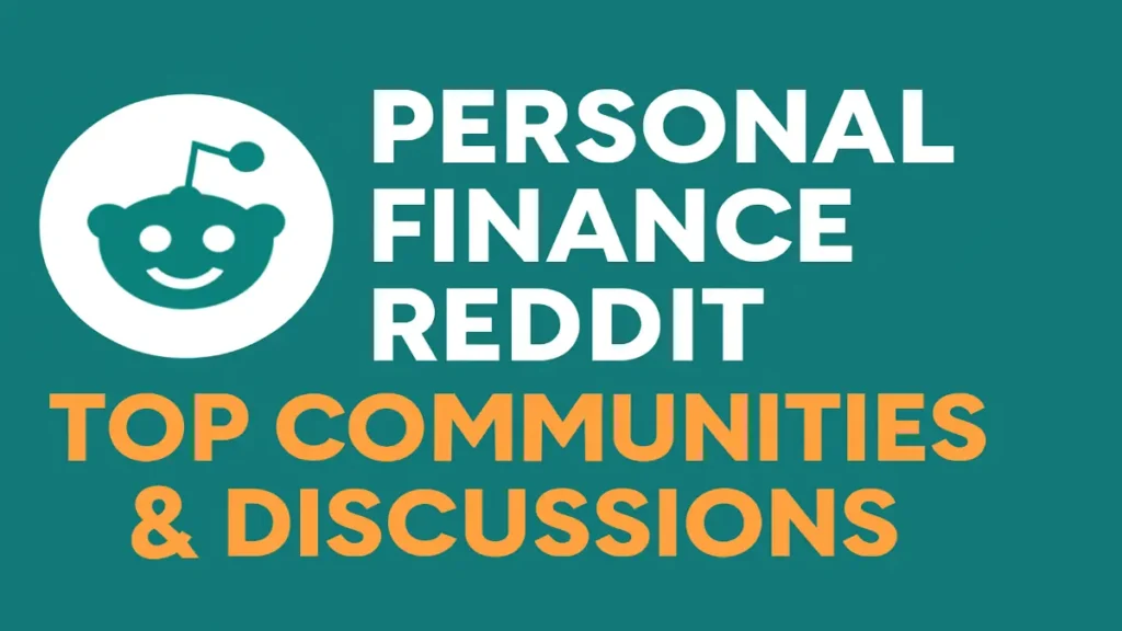 Personal Finance Reddit: Top Communities & Discussions" featuring the Reddit mascot with white text on a teal background