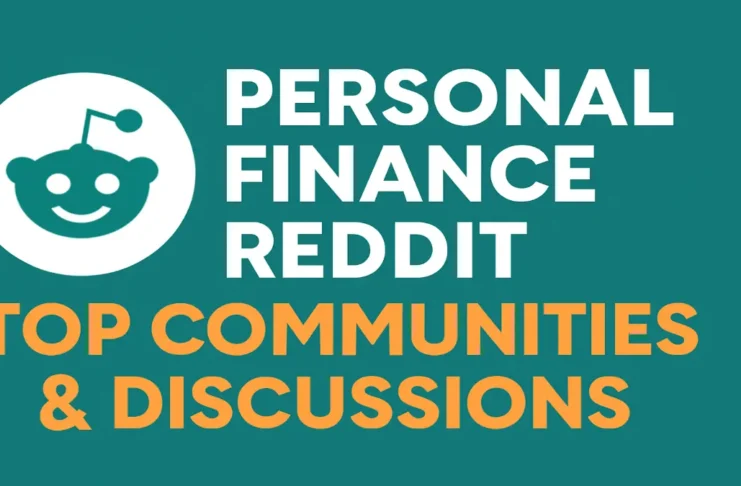 Personal Finance Reddit: Top Communities & Discussions" featuring the Reddit mascot with white text on a teal background