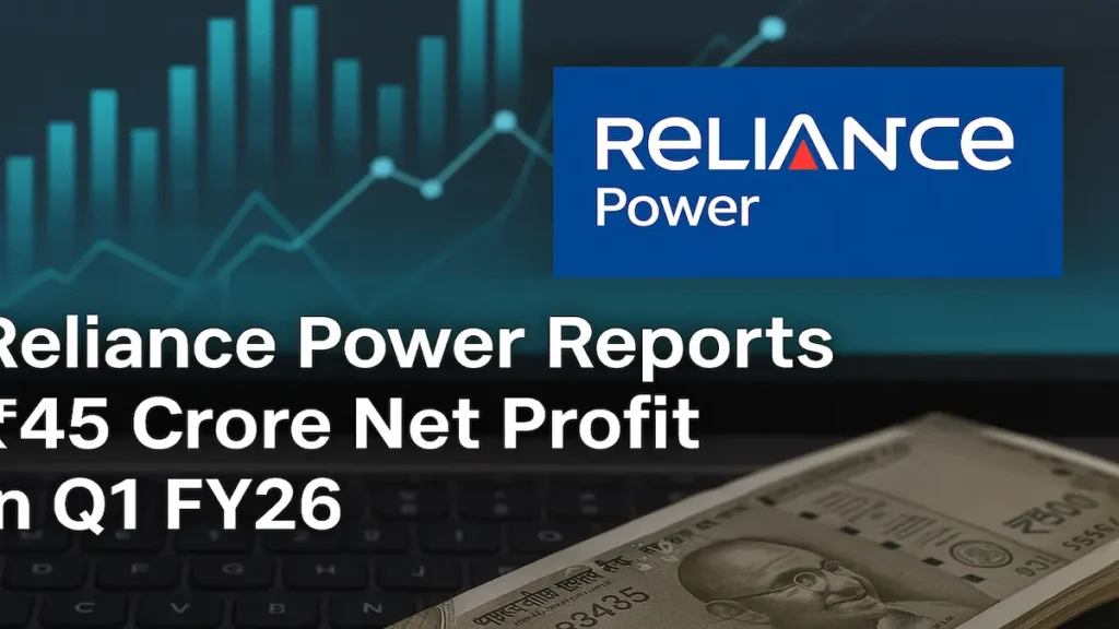 Reliance Power reports ₹45 crore net profit in Q1 FY26 driven by strong operational performance and lower finance costs